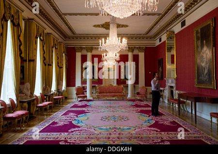 Drawing room in the state apartments, dublin castle, ireland Stock Photo