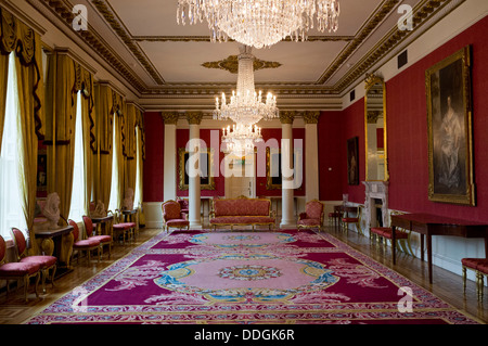 Drawing room in the state apartments, dublin castle, ireland Stock Photo