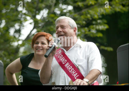 New York, New York, USA. 2nd Sep, 2013. 46th annual West Indian Day Parade marches down Eastern Parkway in Brooklyn N.Y. Brooklyn Boro President Marty Markowitz , City Council Speaker Christine Quinn. © 2013 Credit:  Bruce Cotler/Globe Photos/ZUMAPRESS.com/Alamy Live News Stock Photo