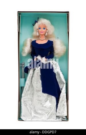 avon winter velvet barbie 1995 value