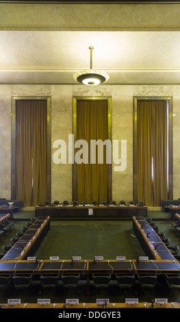 assembly chamber, United Nations building, Geneva, Switzerland Stock Photo