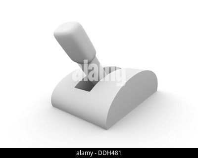 3D rendered Illustration. Isolated on white. Stock Photo