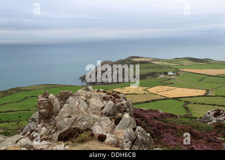 Pen Caer peninsula from Garn Fawr Iron Age Hillfort, Pembrokeshire, Wales, Great Britain, United Kingdom, UK, Europe Stock Photo