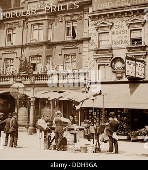 The Blind Beggar Bethnal Green London Victorian period Stock Photo