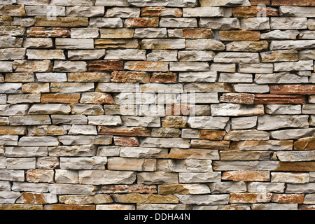 Old Brown Bricks Wall Pattern. Stock Photo