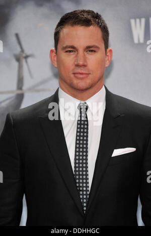 Berlin, Germany. 02nd Sep, 2013. Channing Tatum attends to the premiere of his new movie 'White House Down' at the Sony Center in Berlin. September 2nd, 2013. © dpa picture alliance/Alamy Live News Stock Photo