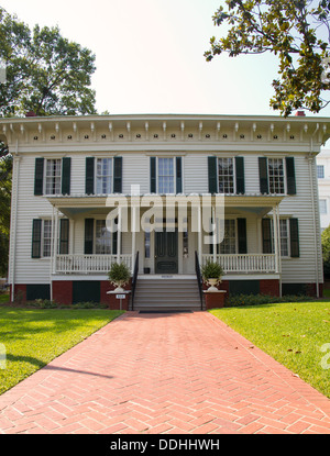 The first White House of the Confederacy, Montgomery, AL, USA Stock Photo