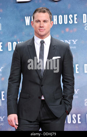 Berlin, Germany. 02nd Sep, 2013. Channing Tatum attends to the premiere of his new movie 'White House Down' at the Sony Center in Berlin. September 2nd, 2013. © dpa picture alliance/Alamy Live News Stock Photo