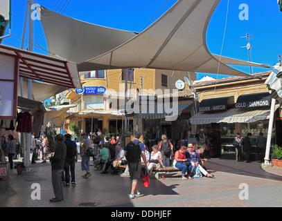 Nicosia, Lefcosa, Lefkosa, Lefkosia, divided capital of Northern Cyprus, Street Scene in Old Town, North Cyprus Stock Photo