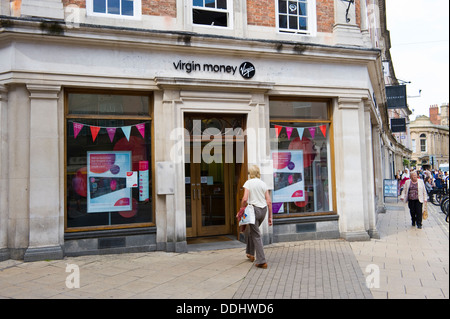 VIRGIN MONEY high street bank in the city centre of York North Yorkshire England UK Stock Photo