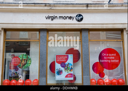 VIRGIN MONEY high street bank in the city centre of York North Yorkshire England UK Stock Photo