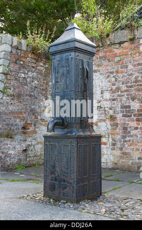 Old victorian hand water pump Stock Photo