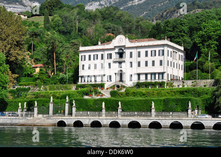 Italy - Lake Como - Villa Carlotta - Tremezzo - 17th cent villa built above the lake - famous botanical gardens and museum Stock Photo