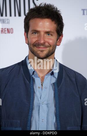 Madrid, Spain. 4th September 2013. Bradley Cooper attends 'The Place Beyond The Pines' photocall at Santo Mauro Hotel on September 4, 2013 in Madrid (Credit Image: Credit:  Jack Abuin/ZUMAPRESS.com/Alamy Live News) Stock Photo