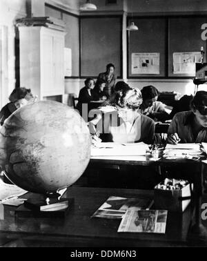 Classroom, London, (c1950-c1970?). Artist: Henry Grant Stock Photo