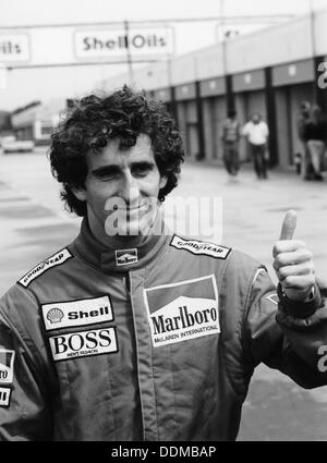 Alain Prost, c1984-c1989. Artist: Unknown Stock Photo