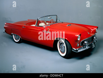 A 1955 Ford Thunderbird. Artist: Unknown Stock Photo