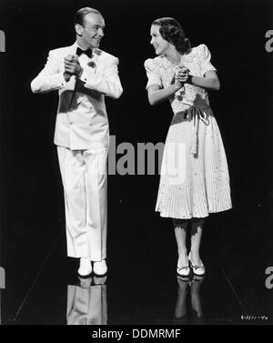 Fred Astaire (1899-1987) and Eleanor Powell in Broadway Melody, 1940. Artist: Unknown Stock Photo