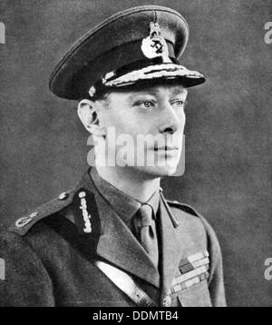 King George VI (1895-1952), King of Great Britain. Artist: Unknown Stock Photo