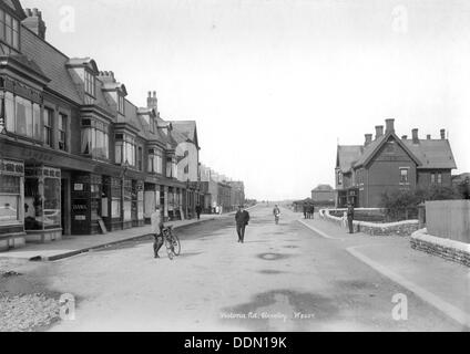 Victoria Road, Cleveleys, Lancashire, 1890-1910. Artist: Unknown Stock Photo
