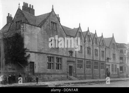 Grammar School, Church Street, Ashbourne, Derbyshire, 1890-1910. Artist: Unknown Stock Photo