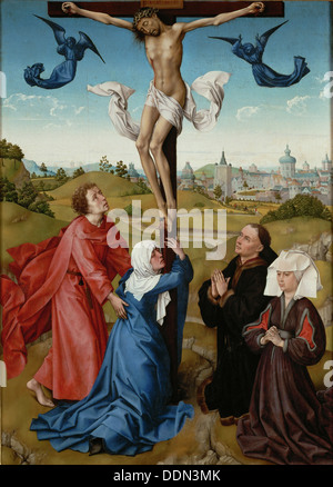 Rogier van der Weyden, The Crucifixion with the Virgin and Saint John ...