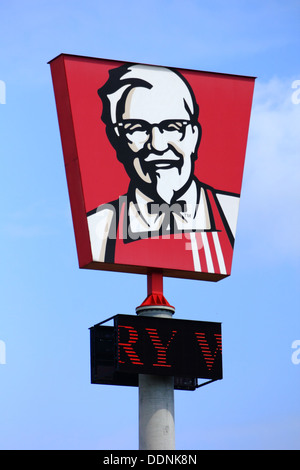 KFC sign Stock Photo - Alamy