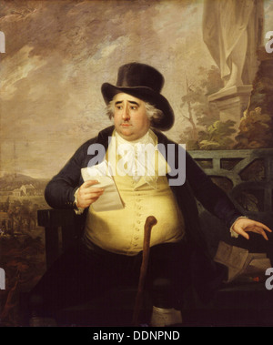 CHARLES JAMES FOX (1749-1806) English Whig statesman in 1749 Stock Photo