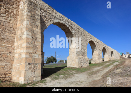 Cyprus, Larnaca, Larnaca, Kamares Aqueduct, built of 1746-1750, public building of the Turkish era Stock Photo