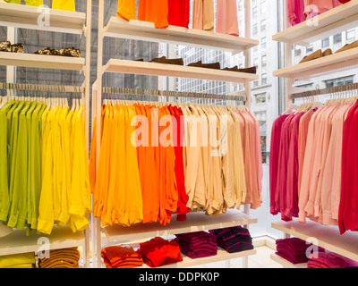 Joe Fresh Clothing Store Interior, NYC Stock Photo