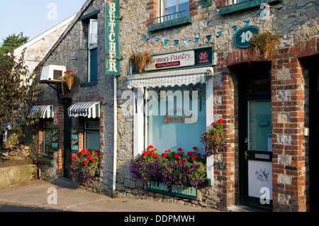 Butchers Shop, Llantwit Major, Vale of Glamorgan, South Wales, UK. Stock Photo