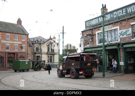 Beamish, The North of England Open Air Museum is an open-air museum located at Beamish, near the town of Stanley, County Durham. Stock Photo