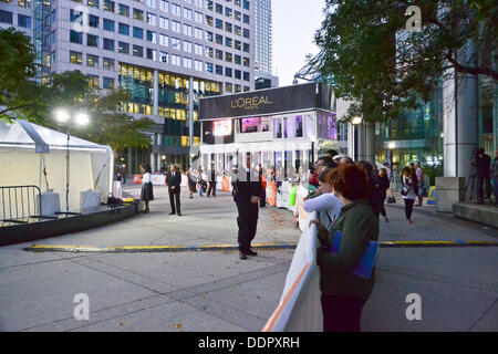 Toronto, Canada. 05th Sep, 2013. TIFF is now one of the most prestigious events of its kind in the world.In 1994, the decision was made to replace the name 'Festival of Festivals' with 'Toronto International Film Festival'. Credit:  Nisarg Photography/Alamy Live News Stock Photo