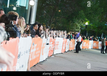 Toronto, Canada. 05th Sep, 2013. TIFF is now one of the most prestigious events of its kind in the world.In 1994, the decision was made to replace the name 'Festival of Festivals' with 'Toronto International Film Festival'. Credit:  Nisarg Photography/Alamy Live News Stock Photo