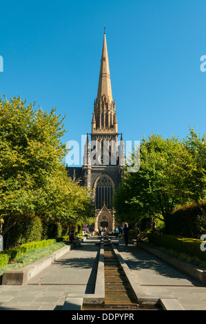 St Patrick's Cathedral, Melbourne, Victoria, Australia Stock Photo