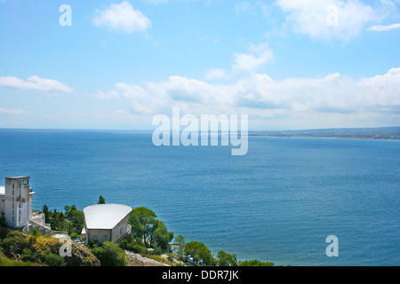Mountain lake Sevan in Armenia. Stock Photo