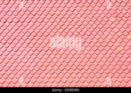 roof pattern on the top of building Stock Photo