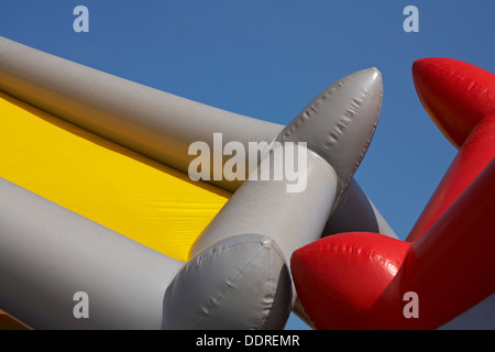exterior of the Amococo Luminarium at Bournemouth in September Stock Photo