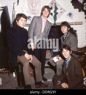 SMALL FACES UK pop group in April 1966 at their rented house at 22 ...