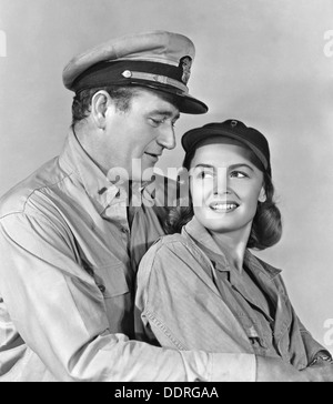 John Wayne and Donna Reed, 