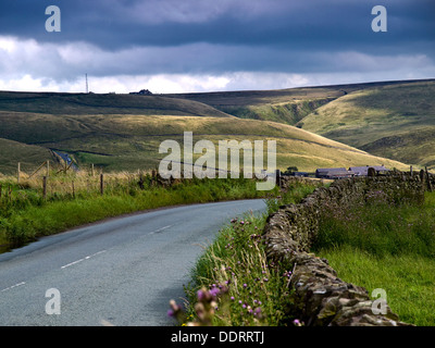 The Cat and Fiddle road A537 between Macclesfield and Buxton