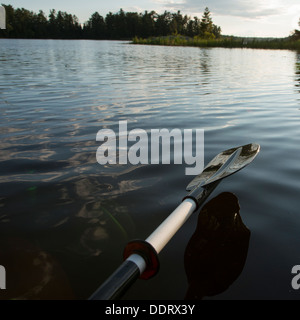 Oar, Lake of The Woods, Keewatin, Ontario, Canada Stock Photo