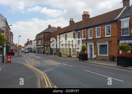 High Street, Market Weighton, East Yorkshire, England UK Stock Ph