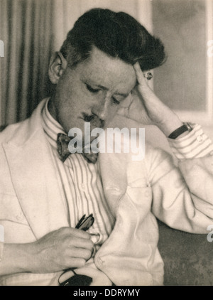 James Joyce, Irish author, 20th century. Artist: Unknown Stock Photo