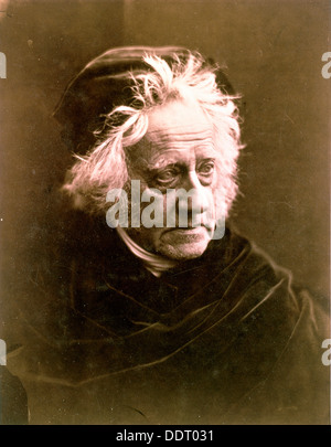 Sir John Frederick William Herschel, British astronomer, 1867. Artist: Julia Margaret Cameron Stock Photo