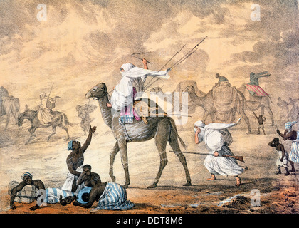 'A Sand Wind on the Desert', 1821. Artist: Denis Dighton Stock Photo