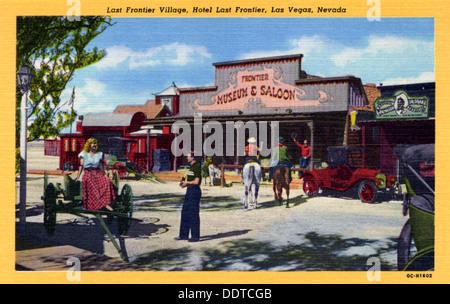 Last Frontier Village, Hotel Last Frontier, Las Vegas, Nevada, USA, 1950. Artist: Unknown Stock Photo