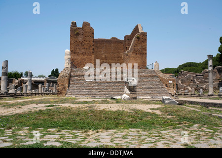 The Capitolium at Ostia Antica, Italy. Artist: Samuel Magal Stock Photo