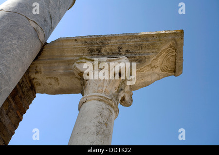 An ancient synagogue in Ostia Antica, Italy. Artist: Samuel Magal Stock Photo