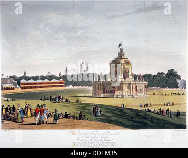 Green Park, Westminster, London, 1814. Artist: Joseph Constantine Stadler Stock Photo